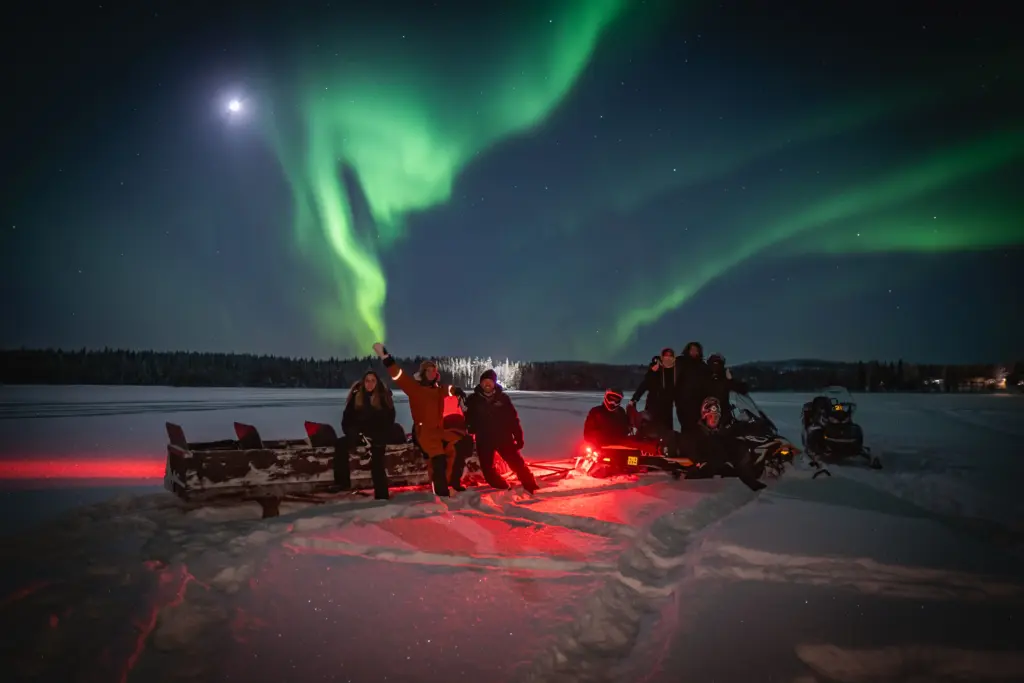 StayLapland Northern Lights Sleigh tour