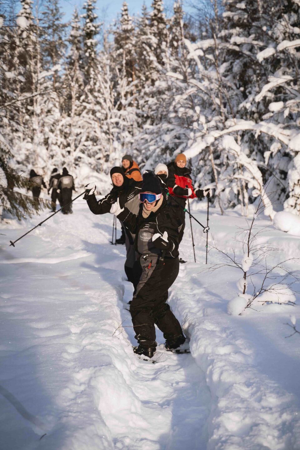 StayLapland Snowshoeing Tour in the Private Kuoksa Wilderness 