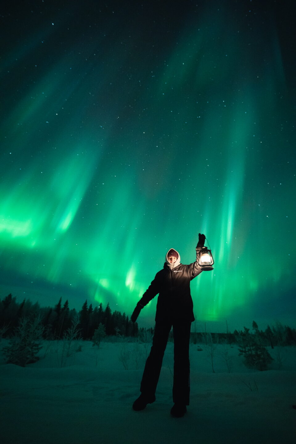 StayLapland Bucket List Bus Tour Aurora Hunting. Northern Lights tour, northern lights activity, northern lights safari. Aurora borealis, Rovaniemi, Lapland, Finland. BookLapland