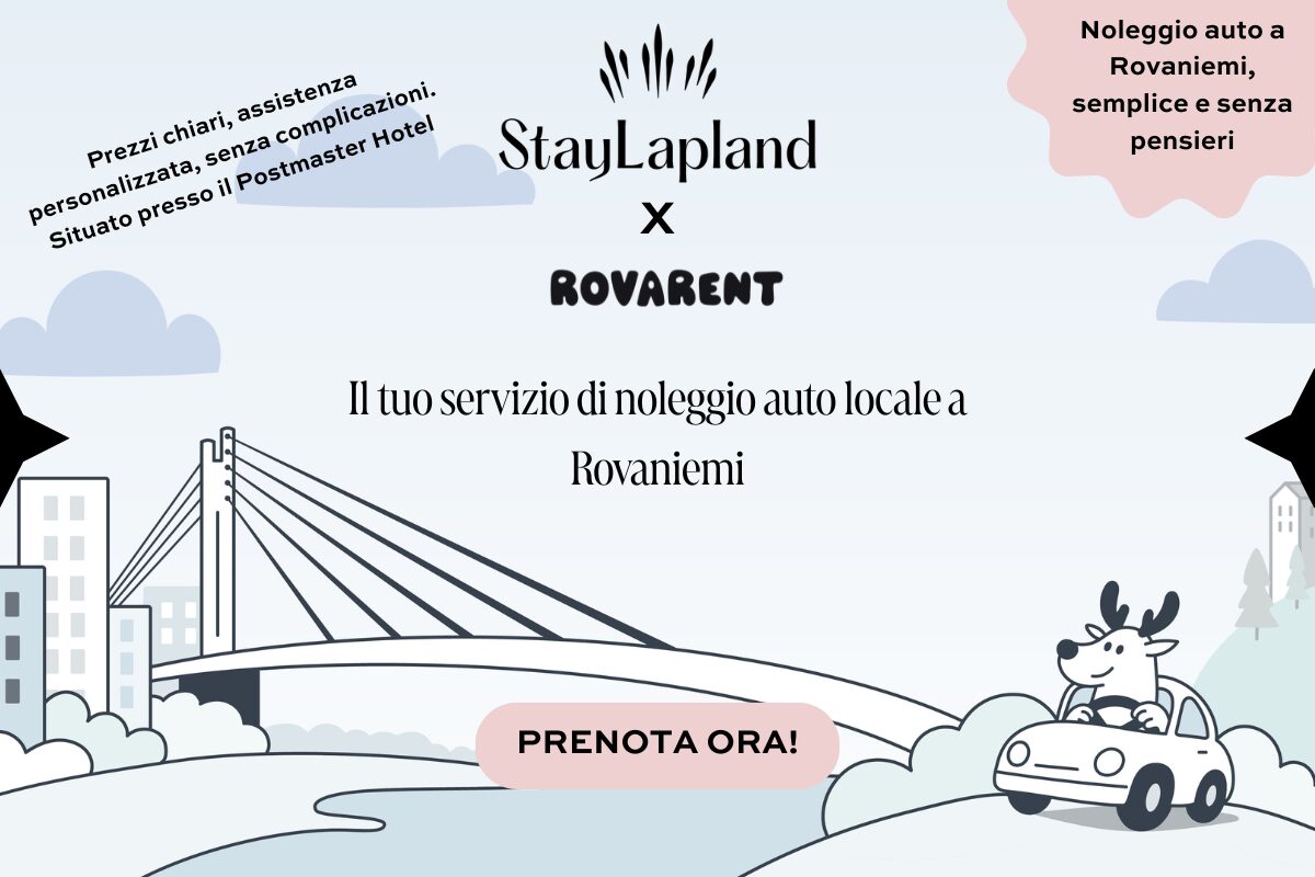 StayLapland x Rovarent – noleggio auto a Rovaniemi