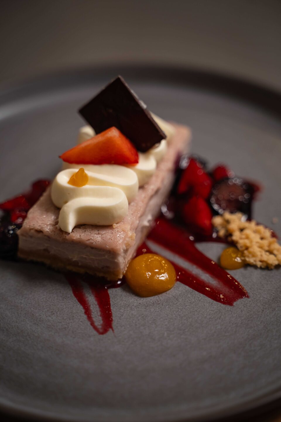 Leima Kitchen & Bar Blueberry Cheesecake